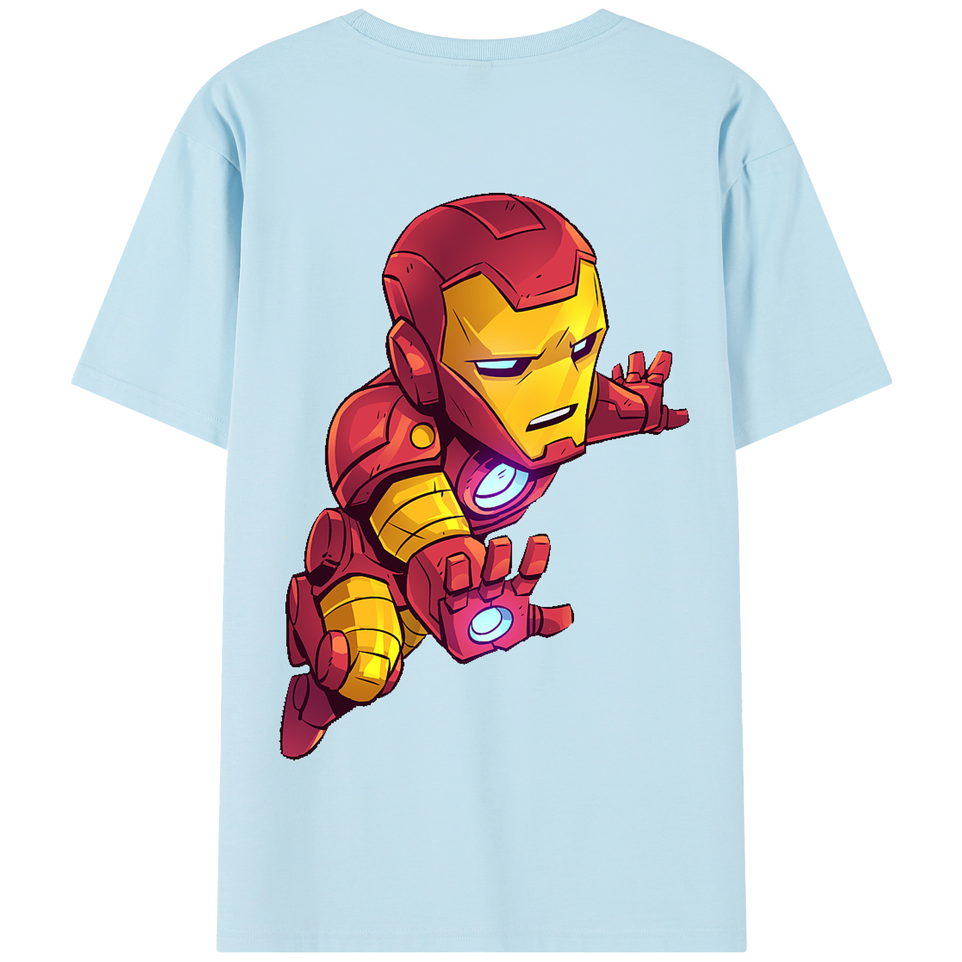 （画像用） アベンジャーズ The Avengers 綿100％半袖Tシャツ（背面プリント）